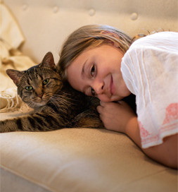 Chloe and Astrid share some together time.